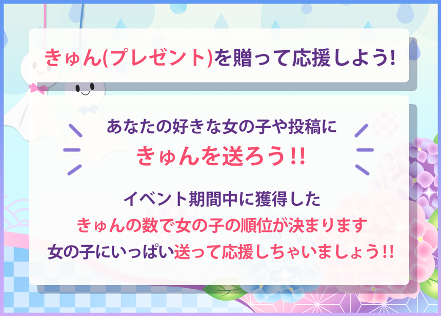 きゅん(プレゼント)を贈って応援しよう！